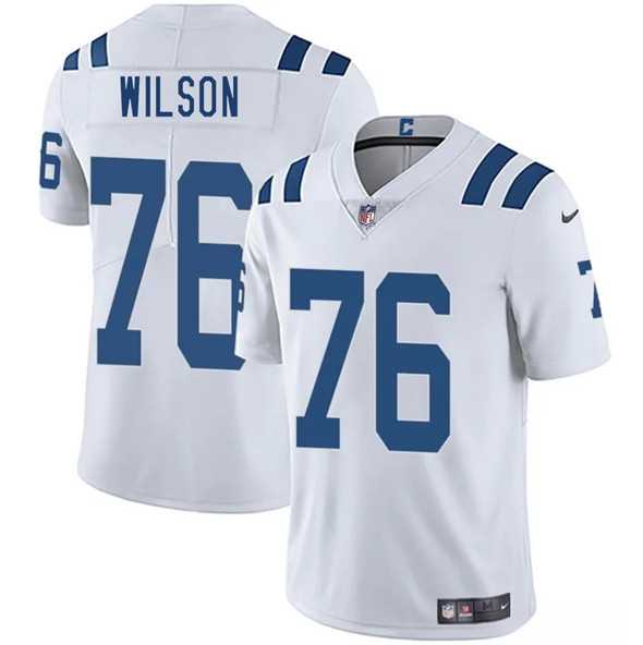 Men & Women & Youth Indianapolis Colts #76 Jack Wilson White 2025 Vapor Limited Stitched Jersey,We sell and wholesale Men & Women & Youth Indianapolis Colts #76 Jack Wilson White 2025 Vapor Limited Stitched Jersey on line form chian!